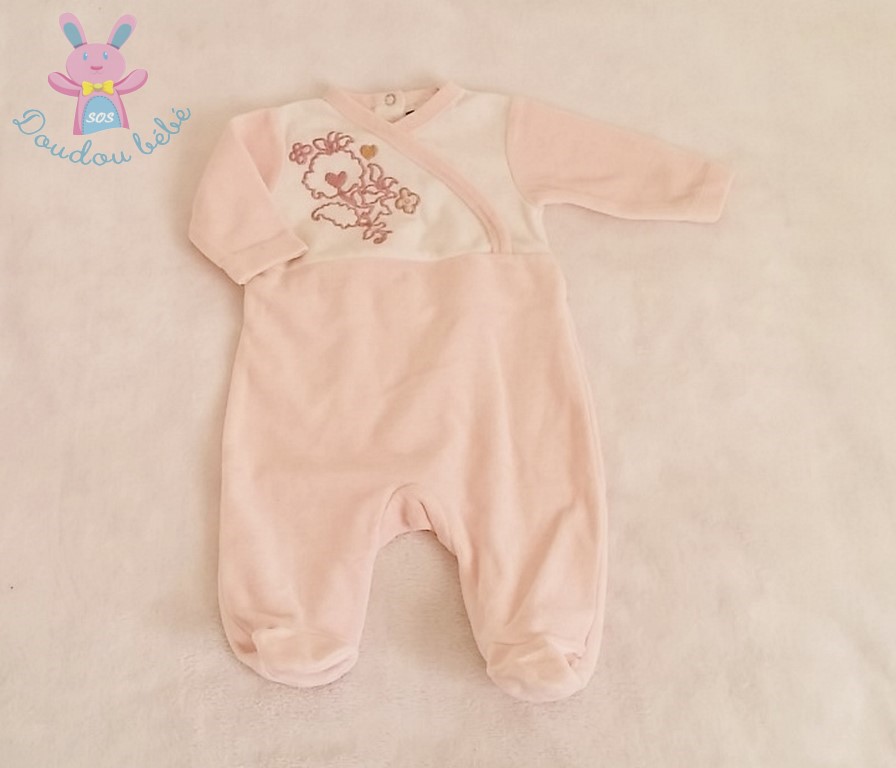 Pyjama bébé rayés VERTBAUDET taille 1 mois