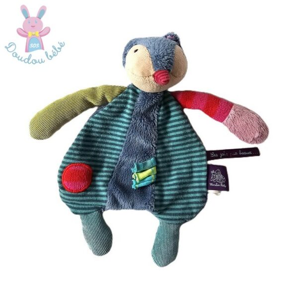 Doudou plat Renard Les jolis pas beaux MOULIN ROTY