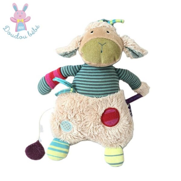 Doudou Mouton musical Les jolis pas beaux MOULIN ROTY