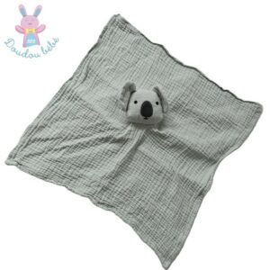 Doudou plat Koala lange tissu vert pâle BOUT’CHOU MONOPRIX