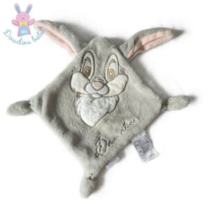 Doudou plat Lapin Panpan gris « doux rêves » DISNEY DISNEYLAND