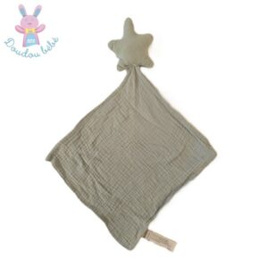 Doudou étoile plat lange tissu vert ZEEMAN