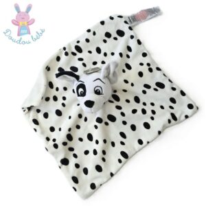 Doudou plat Chien Dalmatien blanc noir à pois DISNEY by PRIMARK